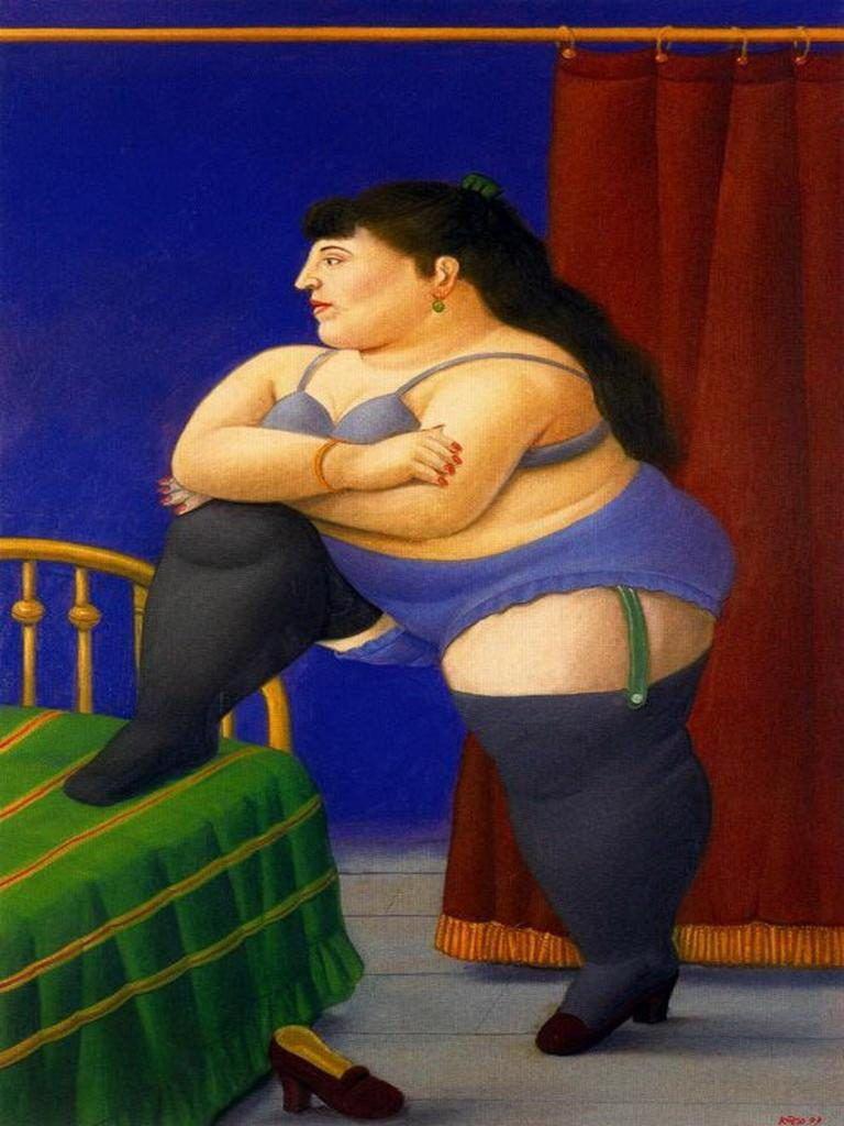 La recomara Fernando Botero Oil Paintings
